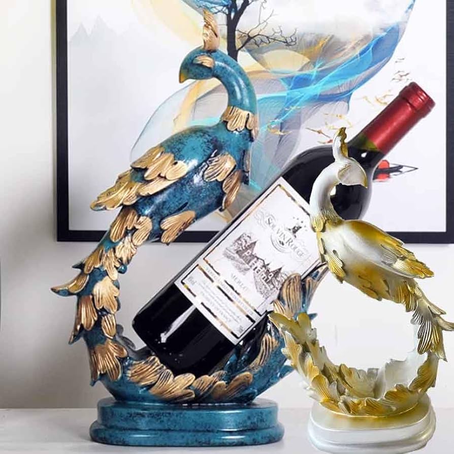 Amazon.co.jp: artlies 鳳凰 ワインボトルホルダー フェニックス 置物